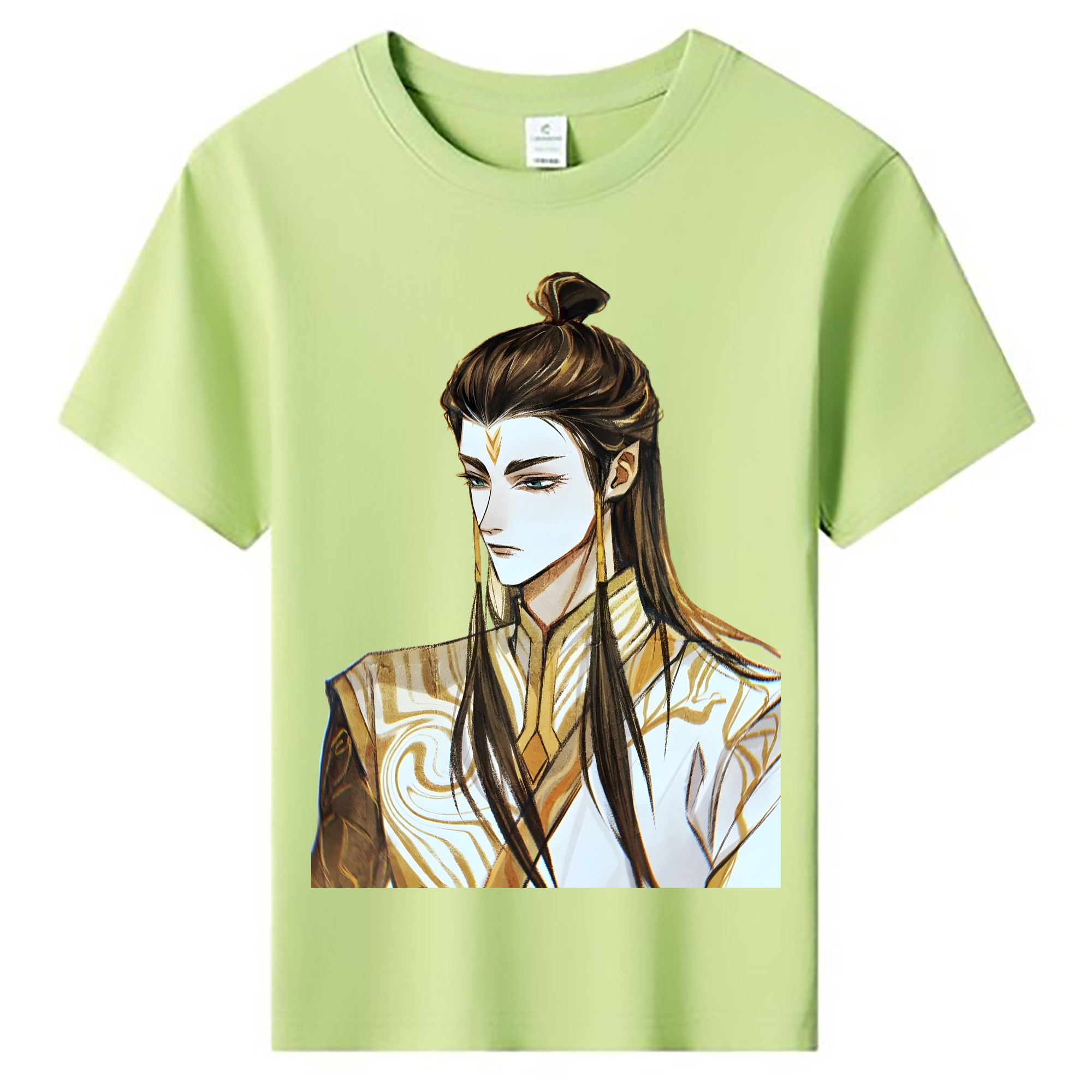 （画像用） Ne Zha 2 ナタ 魔童の大暴れ 綿100％キッズTシャツ（フロントプリント）